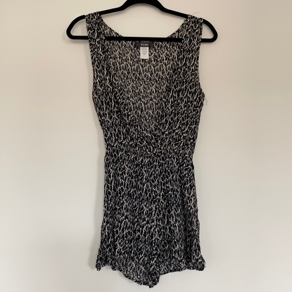 Leopard Print Romper